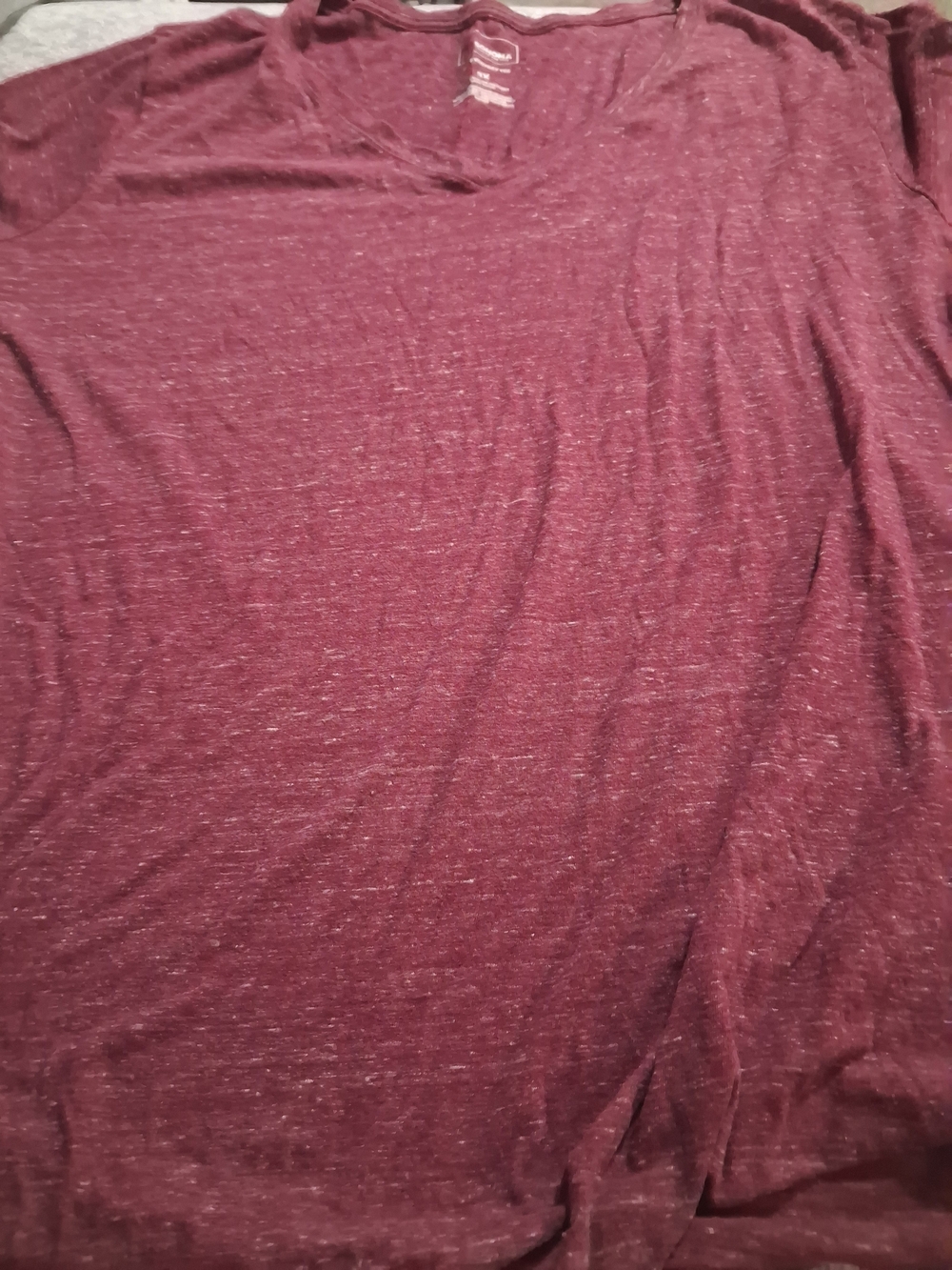 Sonoma Maroon Heather V-Neck Tee
